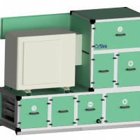 FrAlva - ventilation and air conditioning unit for mobile medical rooms